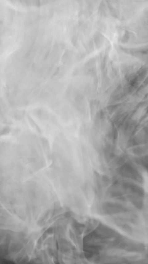 Vertical smoke cloud vapor flow white smog wave Vidéo 252626426