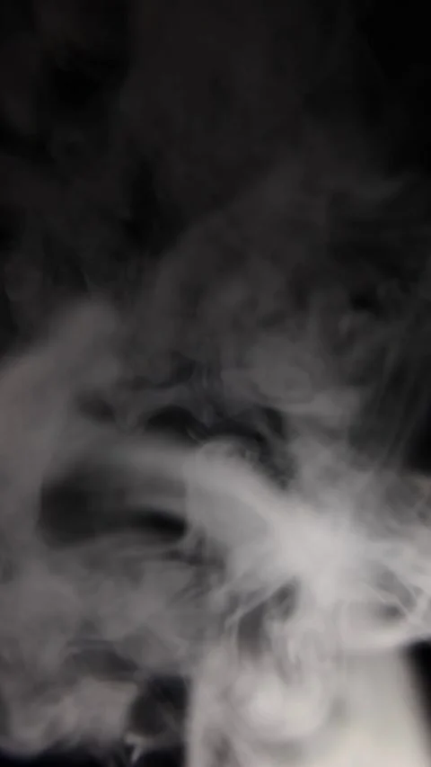 Vertical smoke dark background Stock Footage 262045553
