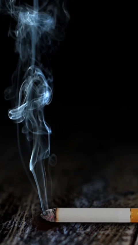 Vertical Smoke of Death Table Top 4K Background Stock Footage 274407531