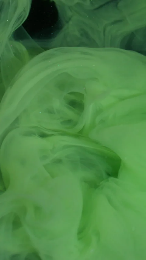 Vertical smoke stream dye spread liquid paint Stock Footage 323247337