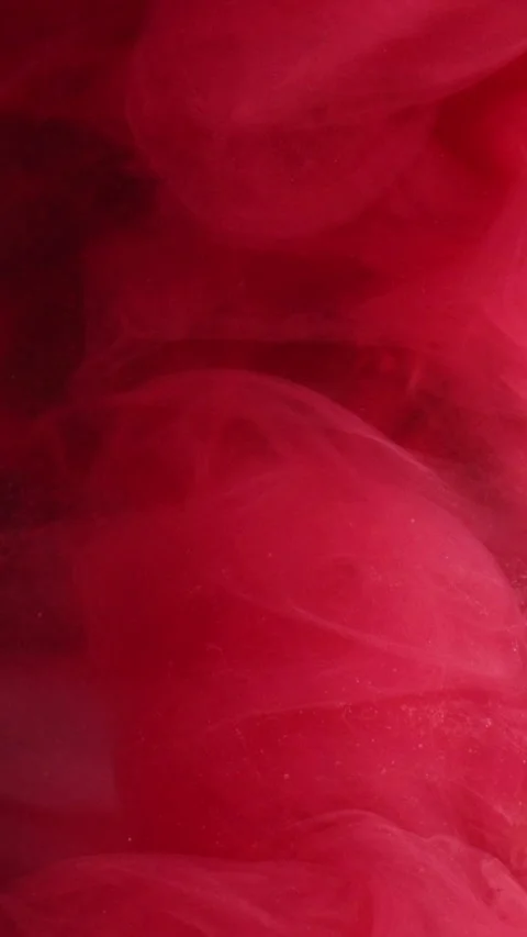 Vertical smoke vortex paint tornado red swirling Stock Footage 315080234