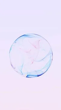 Vertical smooth gradient orb with bright minimal colors. Clean abstract dig.. Stock-Illustration