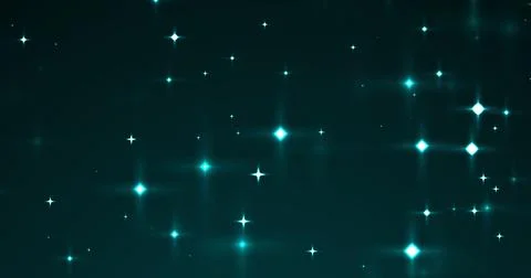 Vertical smooth slowly falling star particles fairy dust bg. Magical award .. Stock Illustration