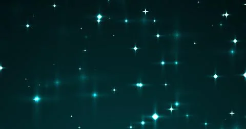 Vertical smooth slowly falling star particles fairy dust bg. Magical award .. Stock Illustration