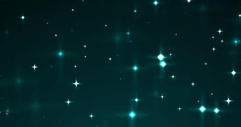 Vertical smooth slowly falling star particles fairy dust bg. Magical award .. Stock Illustration