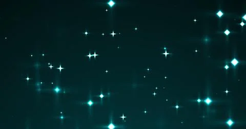 Vertical smooth slowly falling star particles fairy dust bg. Magical award .. Stock Illustration