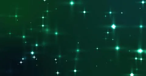 Vertical smooth slowly falling star particles fairy dust bg. Magical award .. Stock Illustration