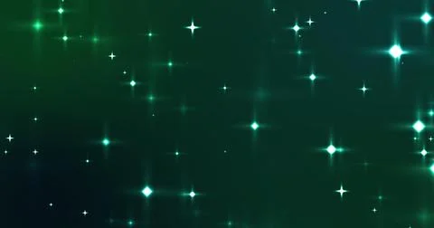 Vertical smooth slowly falling star particles fairy dust bg. Magical award .. Stock Illustration