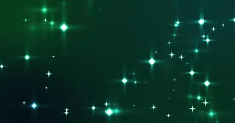 Vertical smooth slowly falling star particles fairy dust bg. Magical award .. Stock Illustration