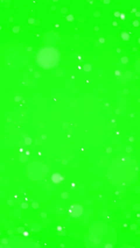 Vertical Snow Falling on Green Screen Background, Winter Overlay Effect Stock Footage 316968309