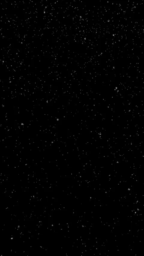 Vertical Snowfall On Black Background With Realistic Falling Snow Stock Footage 314344345