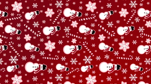 Vertical Snowman Pattern Stock-Footage 260104271