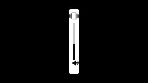 Vertical Sound Control Fix Animation Stock Footage 343661249
