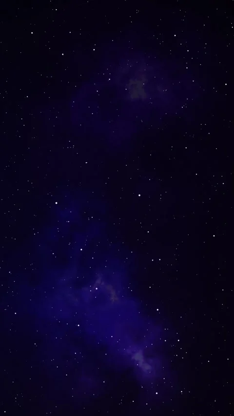 Vertical Space Nebula Background Stock Footage 264484173