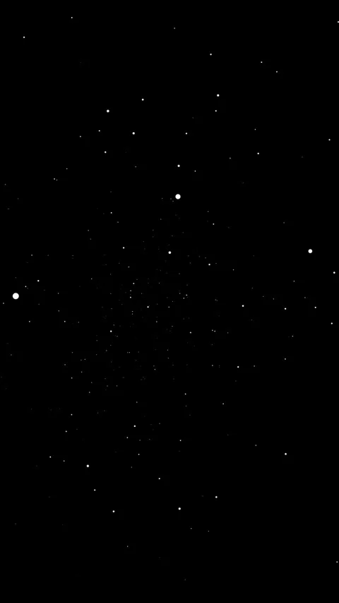 Vertical Space Stars Flying Particles 4K Seamless Loop Overlay Video stock 333611260