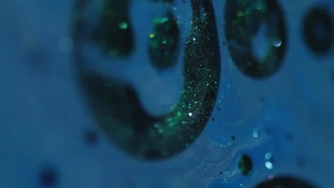 Vertical sparkling background bokeh paint bubble Stock Footage 335734106