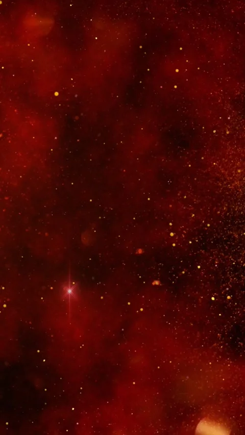 Vertical Sparkling Red Particle 4K Loop Stock Footage 267619531