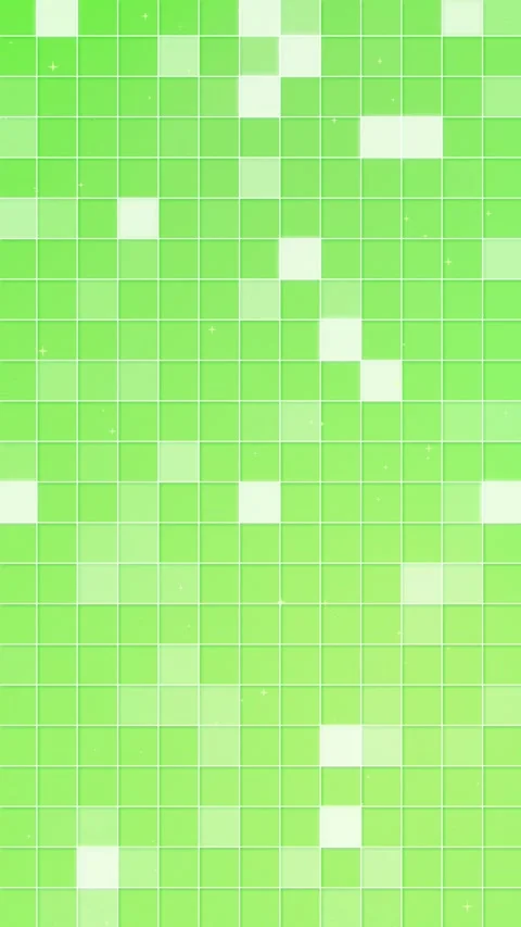 Vertical sparkling square grid with blinking lights seamless loop green Video stock 332461185