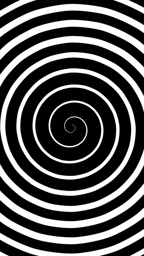 Vertical Spiral Hypnosis Stock Footage 329594614