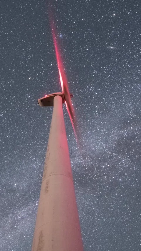 Vertical Starry Night Sky Milky Way Galaxy Flow Motion Timelapse Stock Footage 327674952