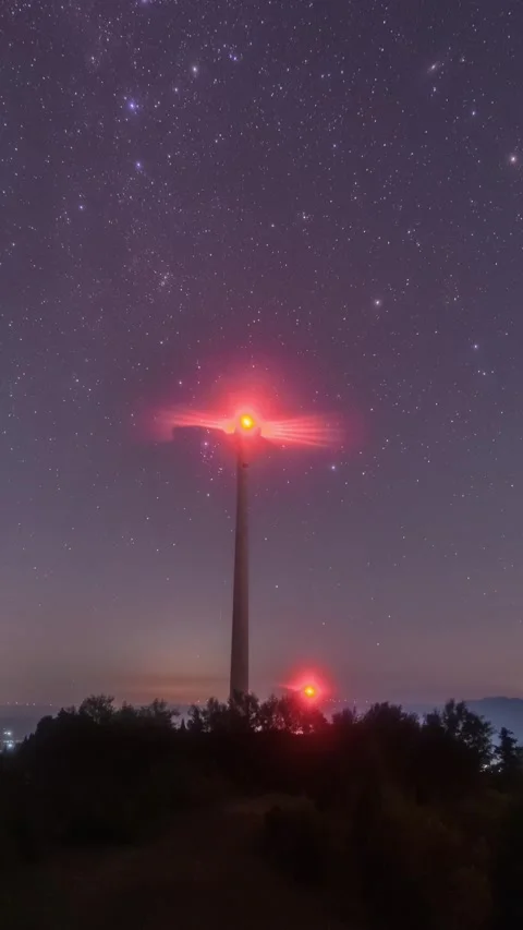 Vertical Starry Night Sky Milky Way Galaxy Flow Motion Timelapse Stock Footage 327675188