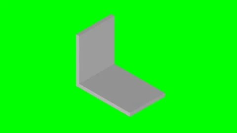 Vertical step 3D top angle, green screen effect Stock Footage 289213409