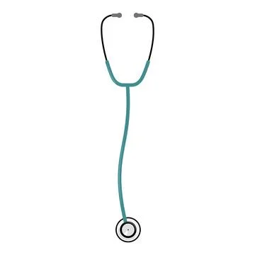 Vertical Stethescope Vector Stock Illustration