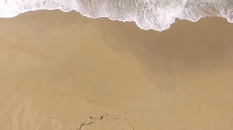 Vertical Stock Cliff to beach Stock Footage
