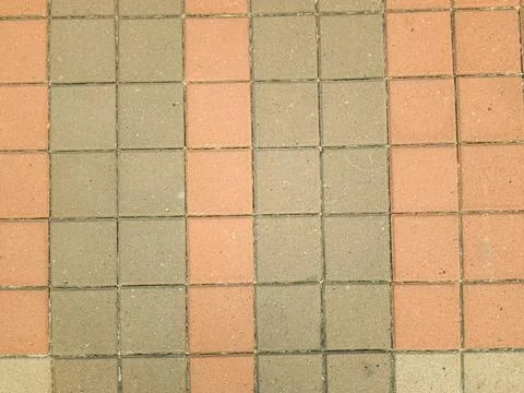 Vertical stripe tiles orderly alignment concept. Foto stock