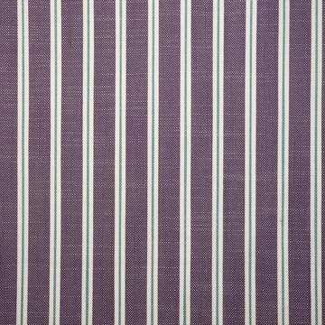 Vertical Striped Fabric Texture Background With Purple And White Lines Stock-Fotos