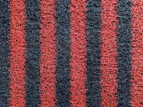 Vertical Striped Floor Mat Texture Background 스톡 사진