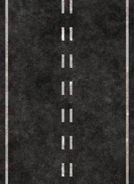 Vertical striped line of a road Stock Illustration