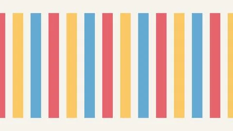 Vertical striped pattern with alternating colors on white background Stock Illustration