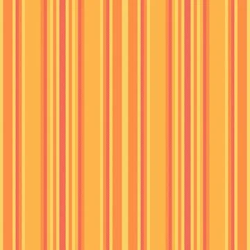Vertical striped pattern in warm yellow and orange tones. Textile design with Illustrazione stock