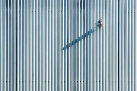 Vertical striped wall Stock Photos