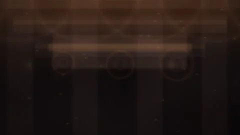 Vertical stripes and circular shapes glow with light particles Stock-Footage 330922438