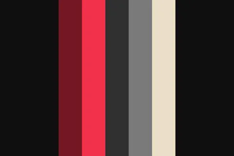 Vertical stripes of black, deep red, bright red, dark gray, light gray Stock Illustration