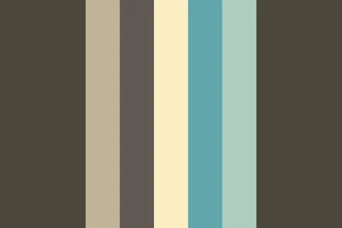Vertical stripes in muted earth tones and cool blues create a modern abstra.. Stock Illustration