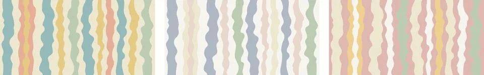 Vertical stripes pattern for textile design. Stock Illustration