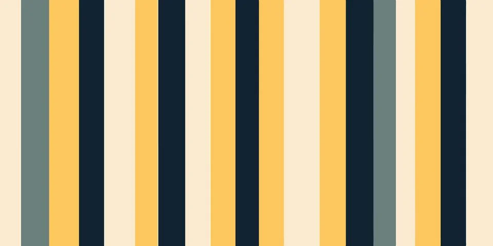 Vertical Stripes Pattern Yellow Black Gray Fabric Texture Background Stock Illustration