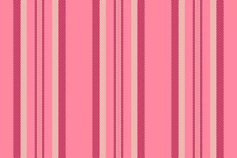 Vertical stripes with a pixelated texture in shades of pink. Playful backdrop Stock Illustration