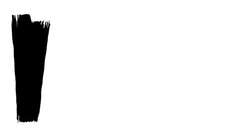 Vertical strokes of paint brush Stockbeeldmateriaal 112008749