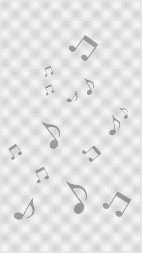 Vertical Stylized 2D Black Musical Notes Rising 4K Loop Alpha Stock Footage 338383062