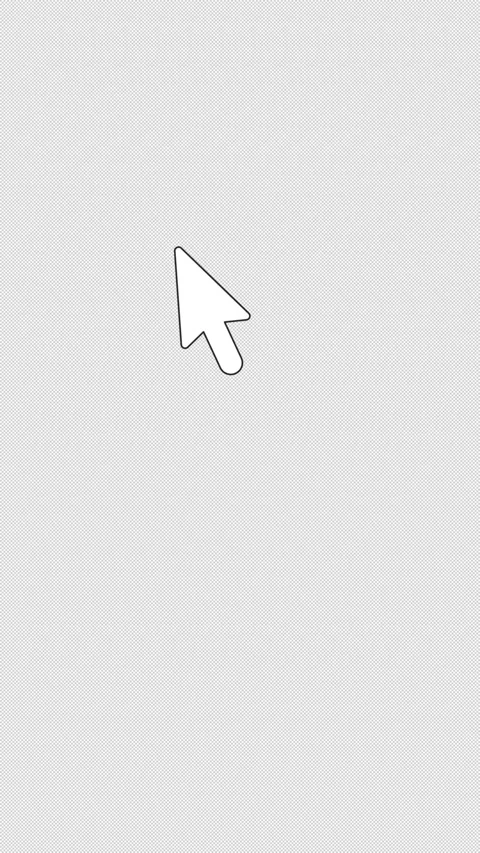 Vertical Stylized 2D Mouse Pointer Arrow Cursor Click 4K Loop Video stock 339273896