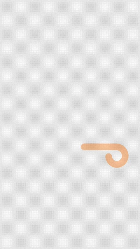 Vertical Stylized 2D Orange Wind Blowing Air 4K Loop Alpha Stock Footage 337817553