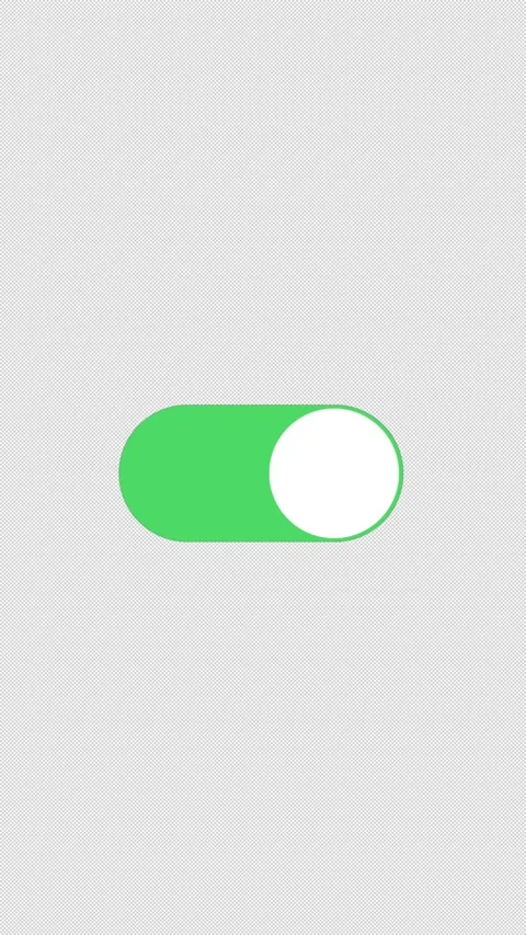Vertical Stylized 2D Toggle Switch On Off 4K Loop Alpha Stock Footage 339274640