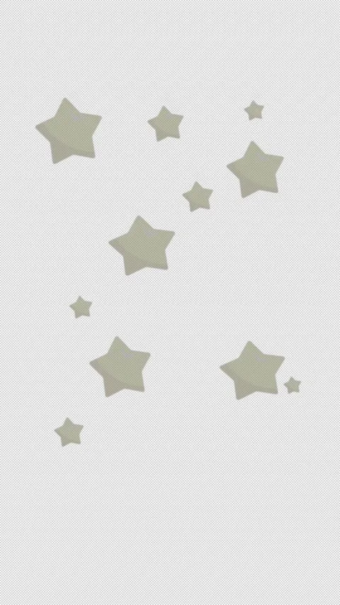 Vertical Stylized 2D Yellow Star Shapes Rising 4K Loop Alpha Vídeos de archivo 337702415