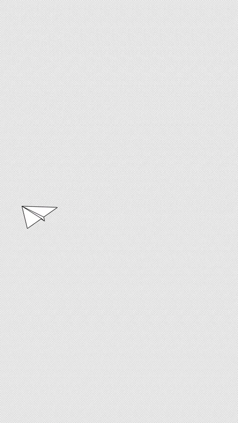 Vertical Stylized 3D White Paper Plane Flying 4K Loop Stock-Footage 337022340