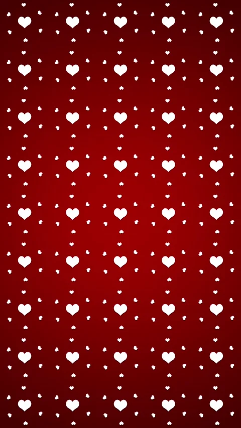 Vertical Stylized Heart Pattern Orbiting Clock 4K Loop 動画素材 337816954
