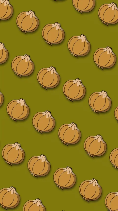 Vertical Stylized Onion Pattern Flowing 4K Loop Background Vídeos de archivo 335686381